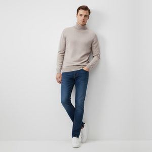 Jaxon | Men’s Pure Young Turtleneck Sweater