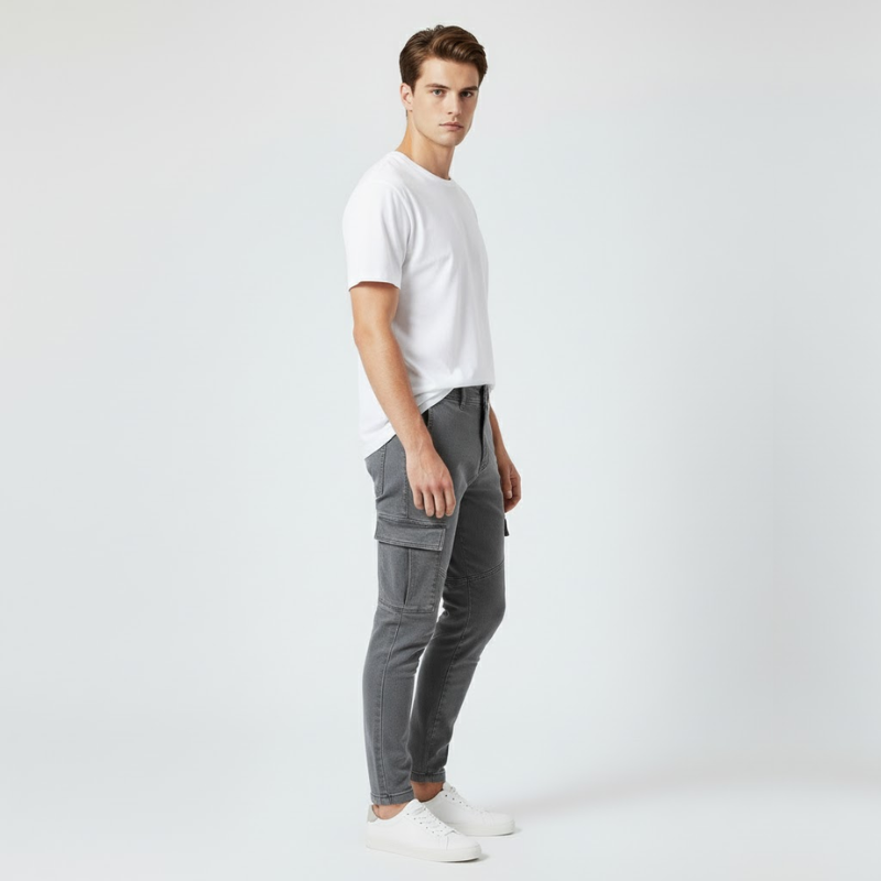 Joseph | Men’s Cargo Trousers Grey