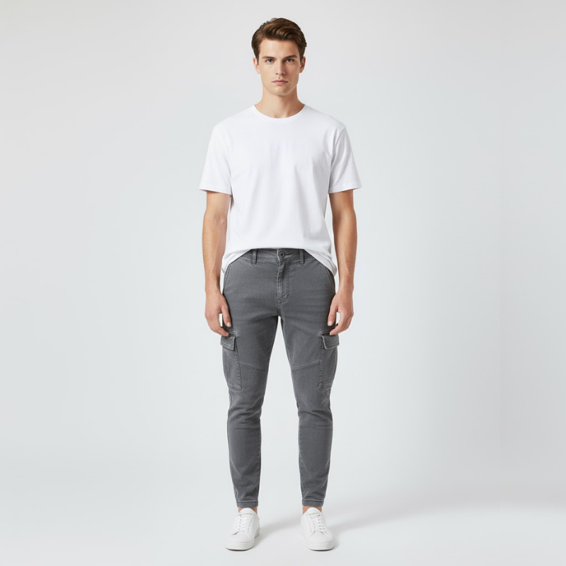 Joseph | Men’s Cargo Trousers Grey