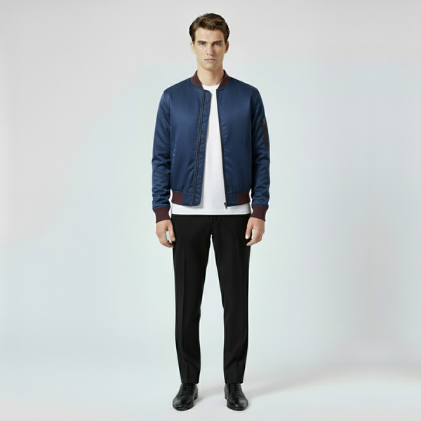 Joshua | Men’s Lightweight Handmade Jacket Blue