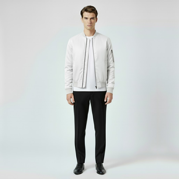 Joshua | Men’s Lightweight Handmade Jacket White