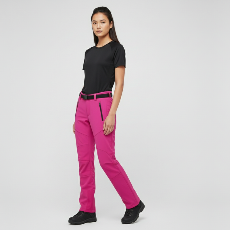 Layla | Women’s Durable Waterproof Hiking Trousers Pink
