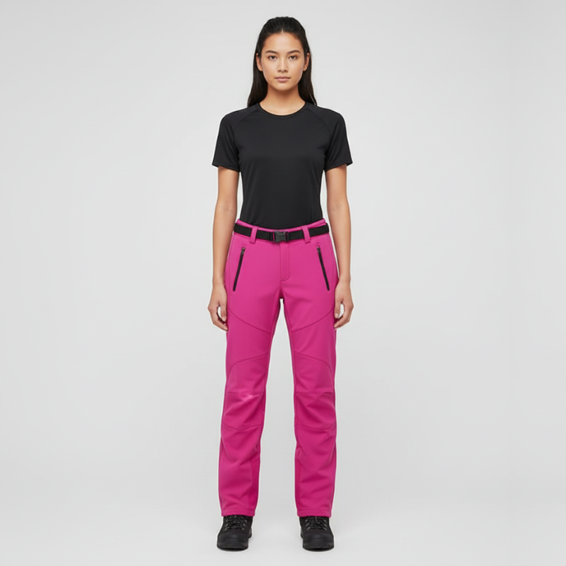 Layla | Women’s Durable Waterproof Hiking Trousers Pink
