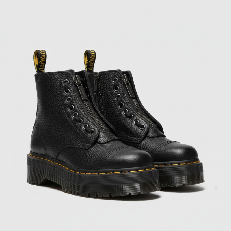 Leah | Women’s Black Ankle Boots 10