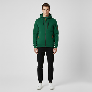 Leo | Men’s Casual Hoodie Green