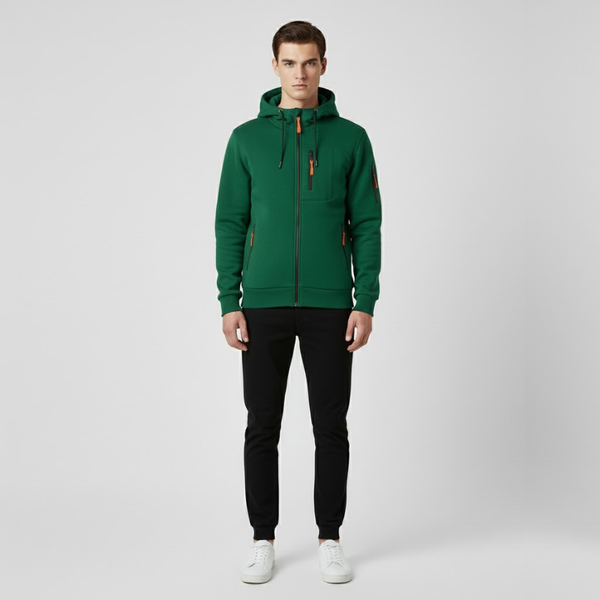Leo | Men’s Casual Hoodie Green