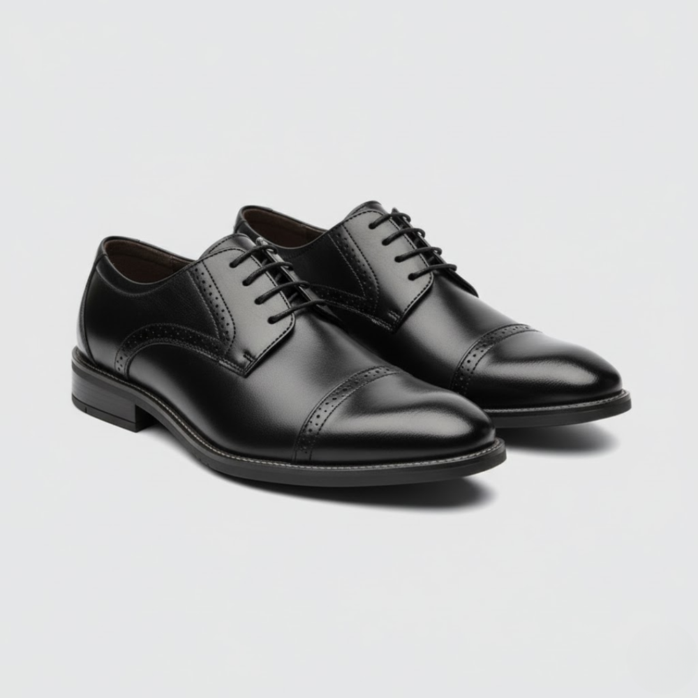 Logan | Men’s Orthopaedic Oxford Shoes Black