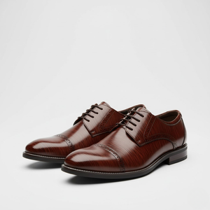 Logan | Men’s Orthopaedic Oxford Shoes Brown