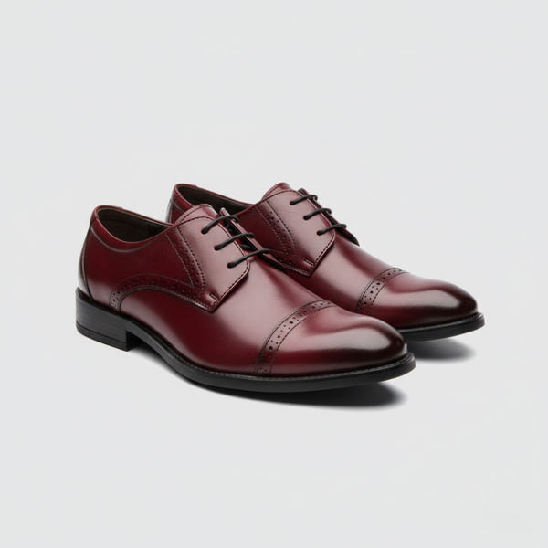 Logan | Men’s Orthopaedic Oxford Shoes Red