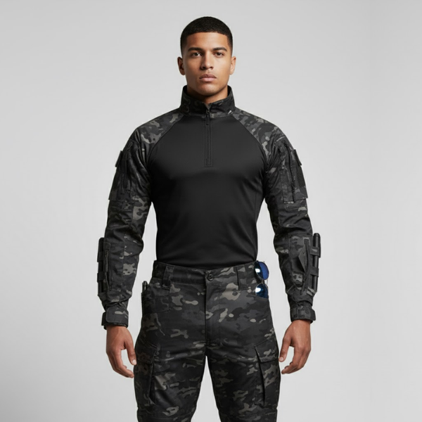 Louis | Men’s Camo Tactical Uniform Black