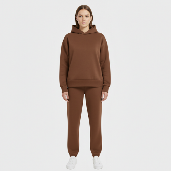 Lydia | Women's Tracksuit Set Brown