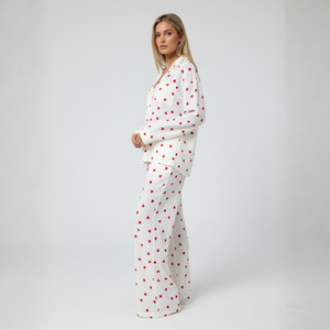 Maria | Women’s Heart Print Pyjama Set