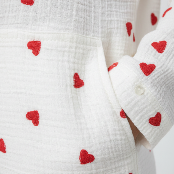 Maria | Women’s Heart Print Pyjama Set