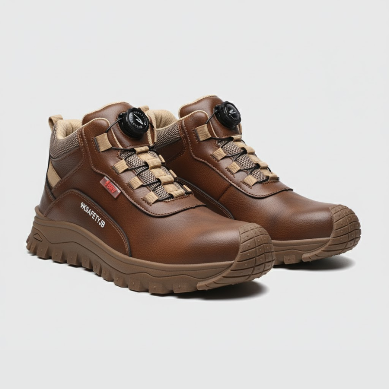 Mohammed | Men’s Ultra-Light Safety Shoes S3 Brown