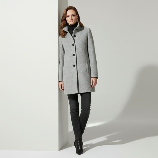 Mollie | Women's Button Fastening Coat