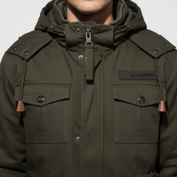 Muhammad | Men’s Multi-Pocket Military Jacket