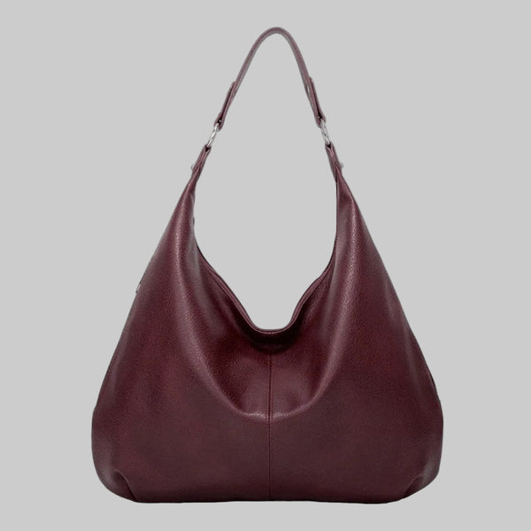 Natalie | Women’s Hobo Shoulder Bag Burgundy