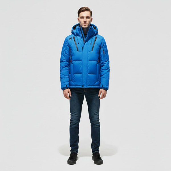Noah | Men’s Premium Down Jacket Blue