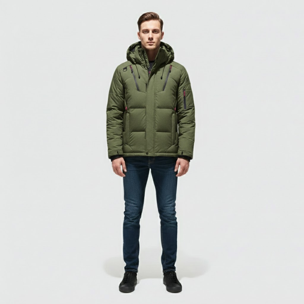 Noah | Men’s Premium Down Jacket Green