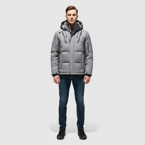 Noah | Men’s Premium Down Jacket Grey