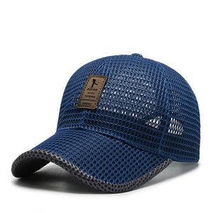 Reggie | Men’s Breathable Sun Cap Blue