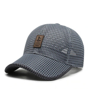Reggie | Men’s Breathable Sun Cap Grey