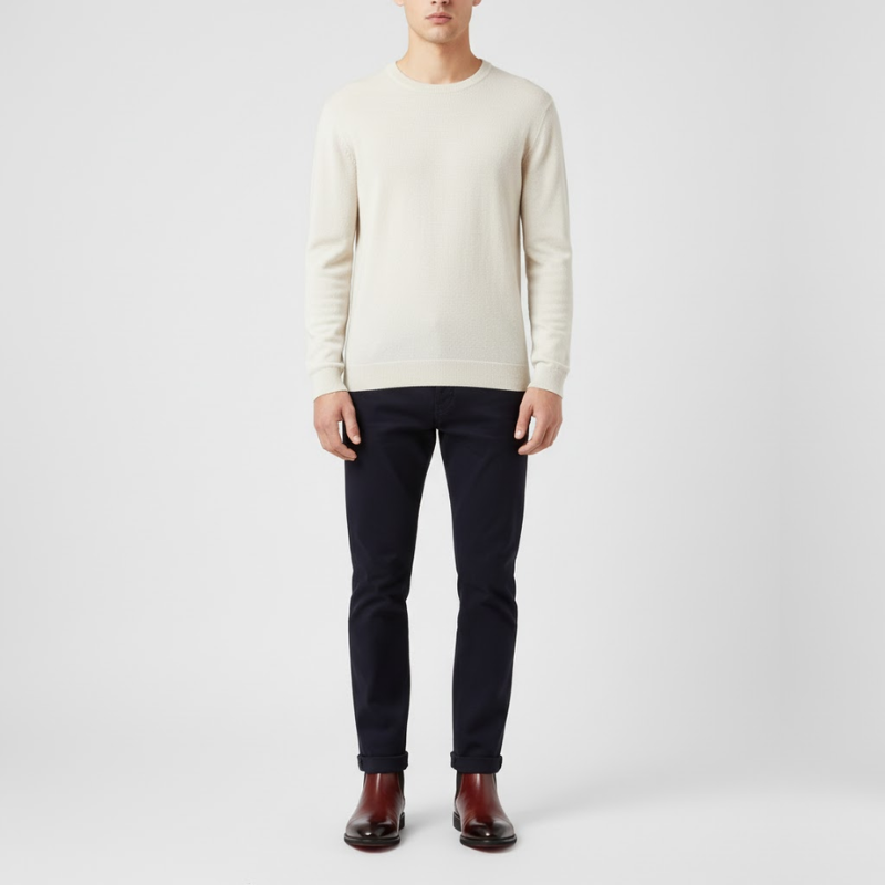 Robert | Men’s Chelsea Boots Dark Red