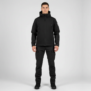 Roman | Men's Waterproof Jacket & Trousers Set Black