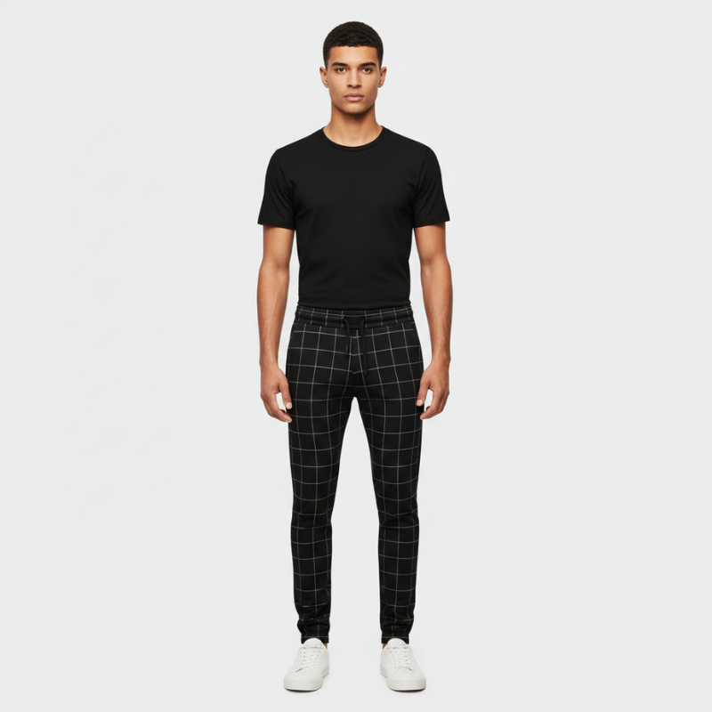 Ryan | Men’s Soft Daily Pants Black
