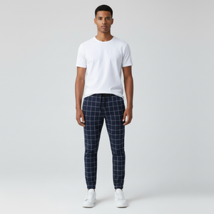 Ryan | Men’s Soft Daily Pants Blue