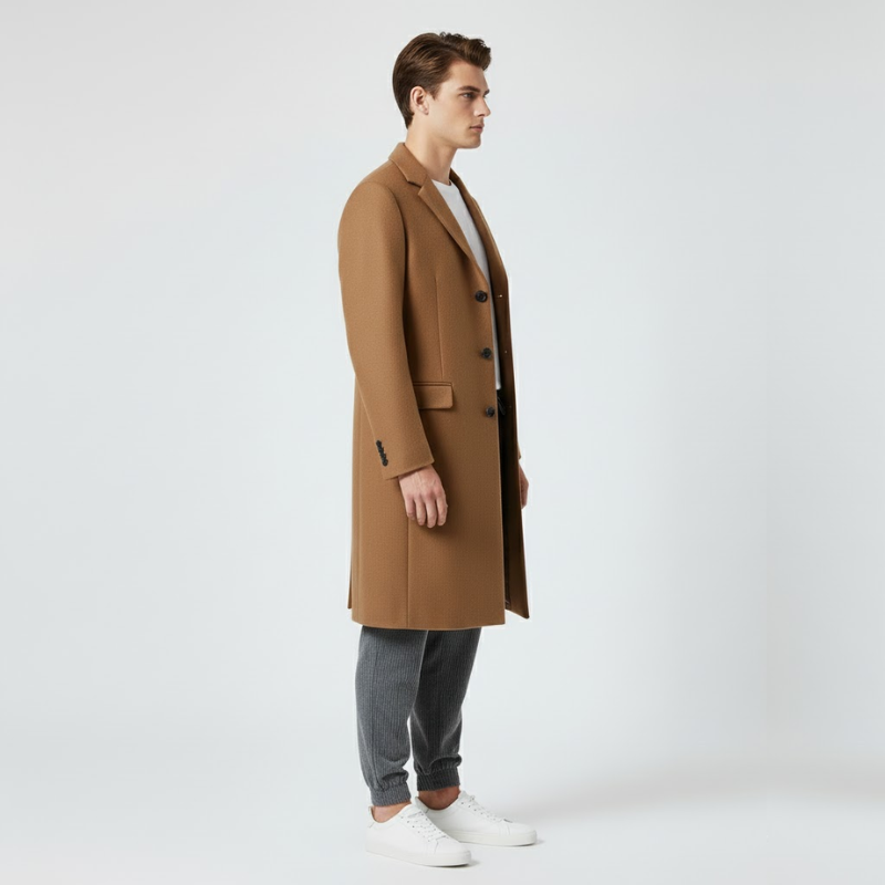 Samuel | Men’s Premium Coat Brown