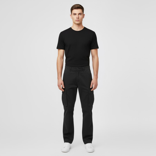 Teddy | Men’s Diego Cargo Pants Black