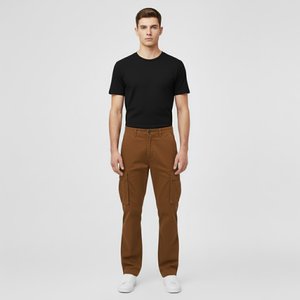 Teddy | Men’s Diego Cargo Pants Brown