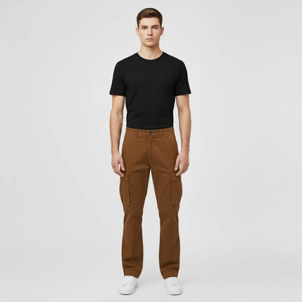 Teddy | Men’s Diego Cargo Pants Brown