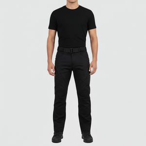 Timon | Men’s Waterproof Multi-Pocket Trousers Black