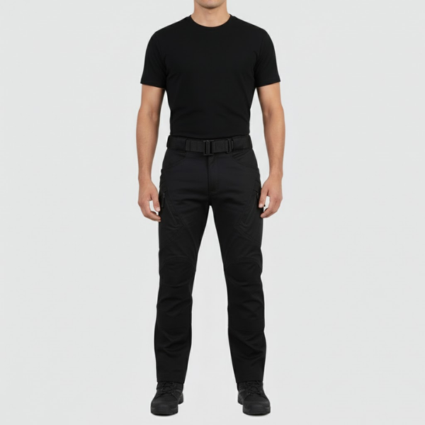 Timon | Men’s Waterproof Multi-Pocket Trousers Black