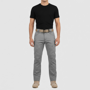 Timon | Men’s Waterproof Multi-Pocket Trousers Grey