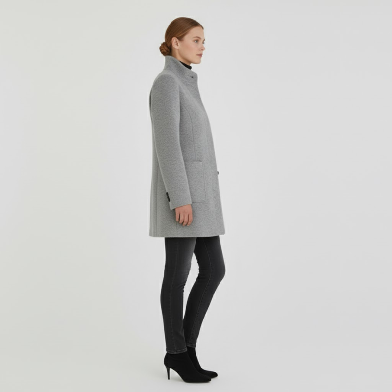 Willa | Women’s Elegant Coat Grey