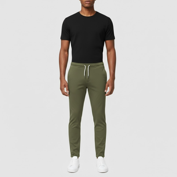 William | Men’s Stretch Trousers Army green