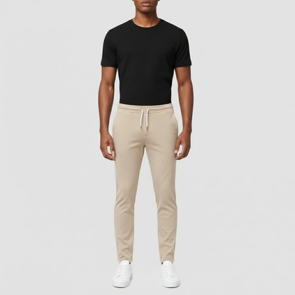 William | Men’s Stretch Trousers Beige