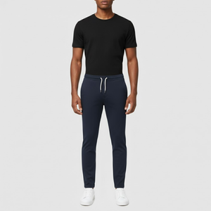 William | Men’s Stretch Trousers Navy Blue