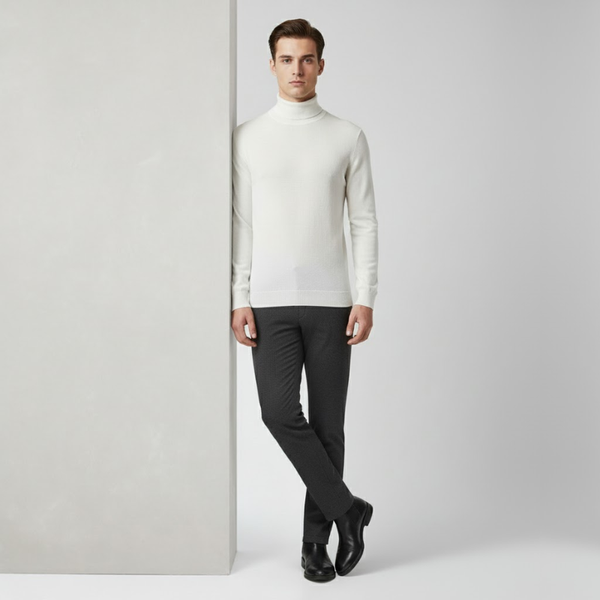 Zachary | Men’s Washable Turtleneck Jacket